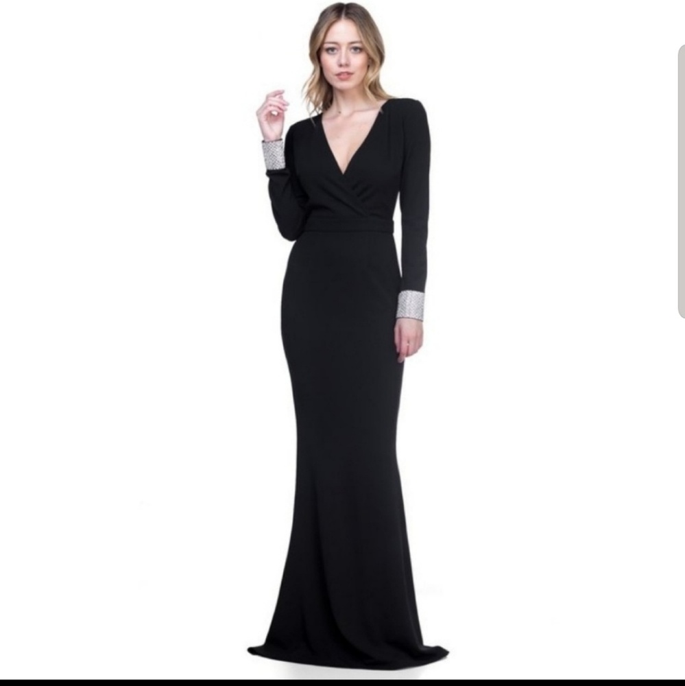 New Black Mermaid Bodycon Dress